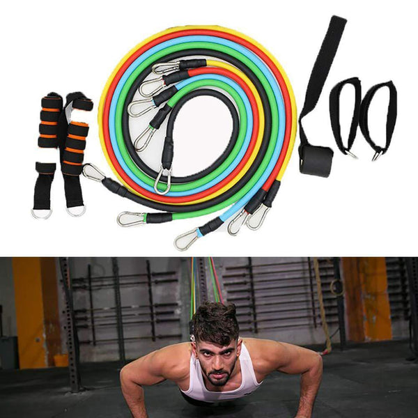 11 Pcs Resistance Band Set